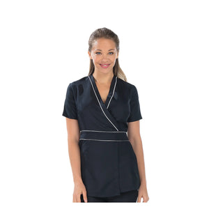 Alison - Tunique - Manches courtes - Femme - 75 cm My Blouse Noir-T6-XXXL