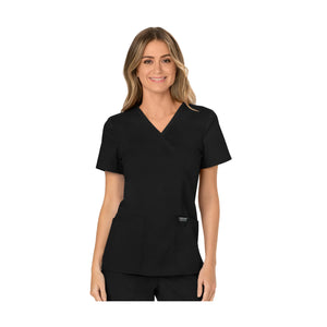 Béziers - Tunique cache-cœur col V - Femme - Cherokee - Couleur 1 Cherokee Authentic Workwear Noir-3XL