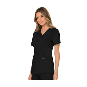 Béziers - Tunique cache-cœur col V - Femme - Cherokee - Couleur 1 Cherokee Authentic Workwear