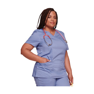Béziers - Tunique cache-cœur col V - Femme - Cherokee - Couleur 1 Cherokee Authentic Workwear