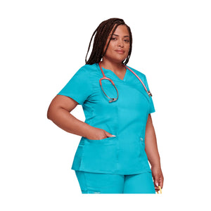 Béziers - Tunique cache-cœur col V - Femme - Cherokee - Couleur 1 Cherokee Authentic Workwear