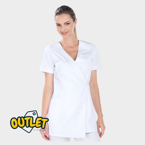 Blouse femme - Taille S - My Blouse // Fin de série My Podologie Claudia - sergé blanc