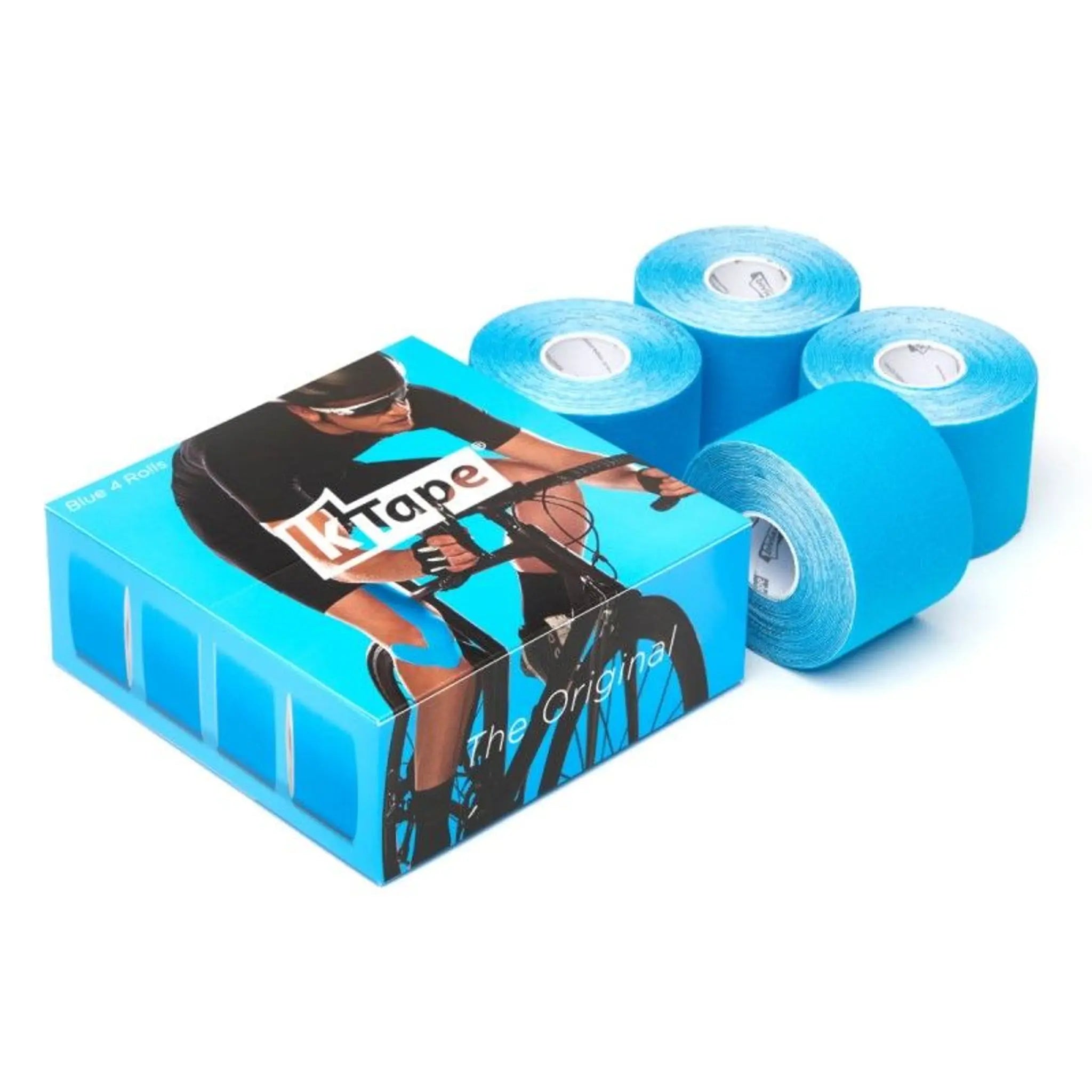 Boîte de 4 rouleaux de Bande adhésive élastique - 5cm x 5m - 5 couleurs - K-Tape