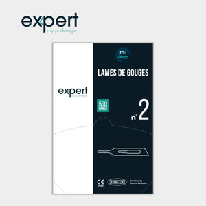 Boîte de 500 lames de gouges N°2 - Expert - My Podologie Expert
