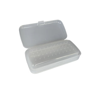 Boite de Rangement Transparente - Fraise - Peut contenir 44 fraises My Podologie