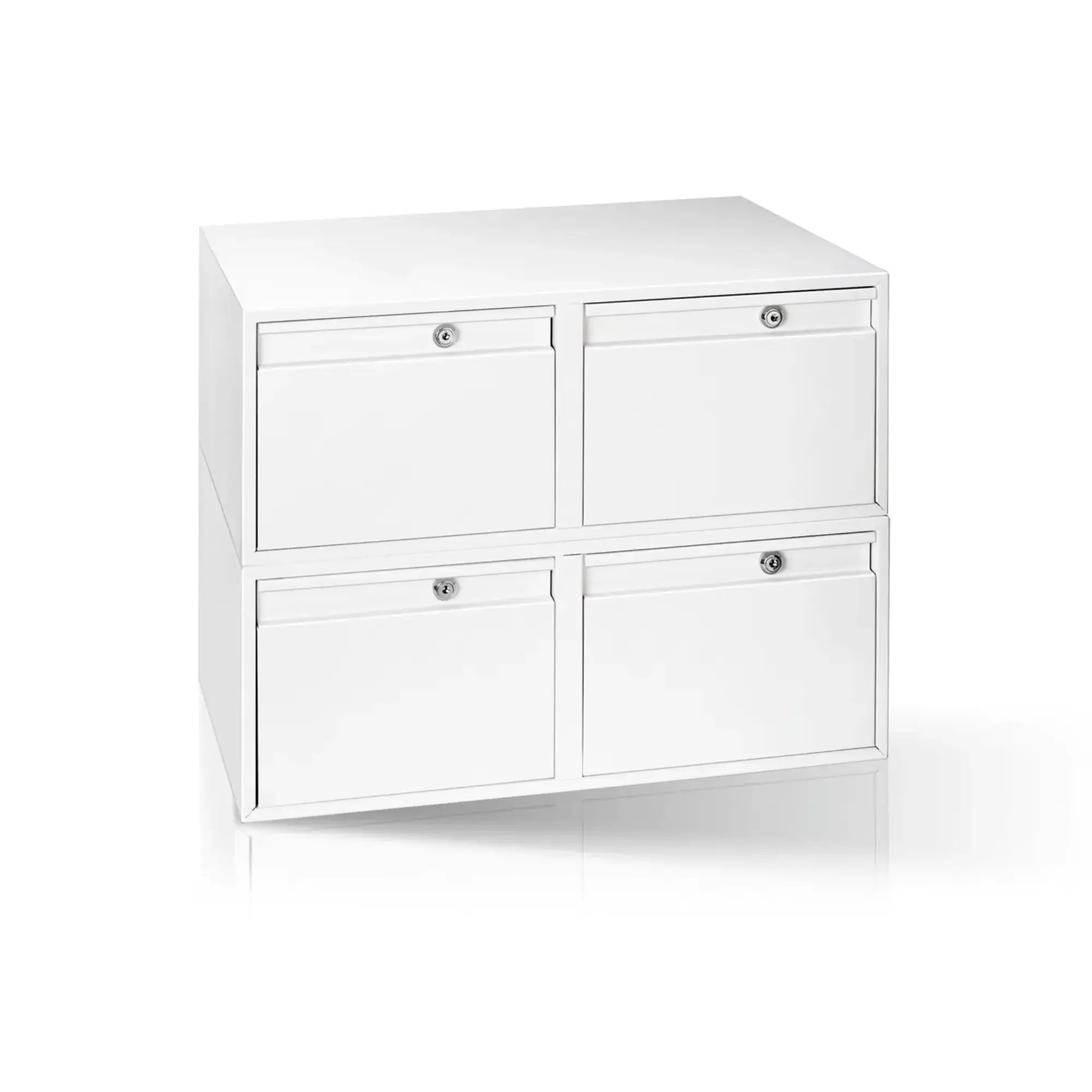 Caisse de rangement - Acier - Blanc pur - Ruck Ruck