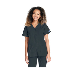 Calais - Tunique col V à boutons-pression - Femme - Cherokee Cherokee Authentic Workwear