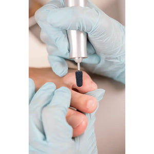 Capuchons abrasifs coniques x10 1601 - Diamant - Grain fin - Abrasion des cors, durillons et hyperkératoses - 11 mm Ruck