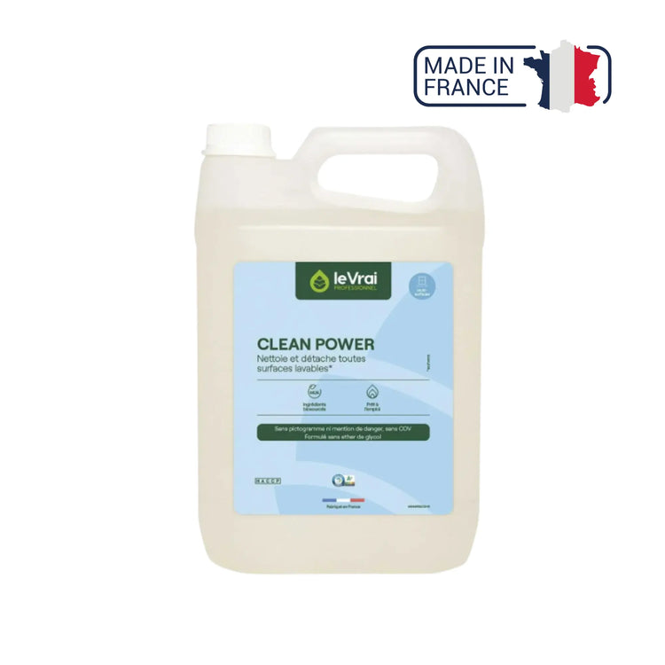 Clean Power - Deux contenances disponibles - Le vrai professionnel Le Vrai Professionnel
