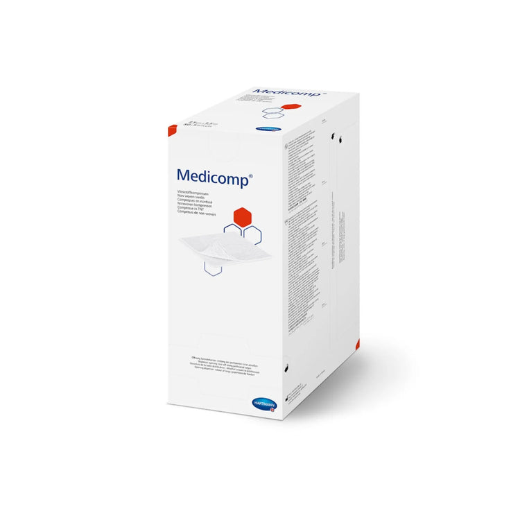 Compresse Non Tissée Stérile - 30g/m2 - 2 dimensions Medicomp Hartmann  7.5-x-7.5-cm