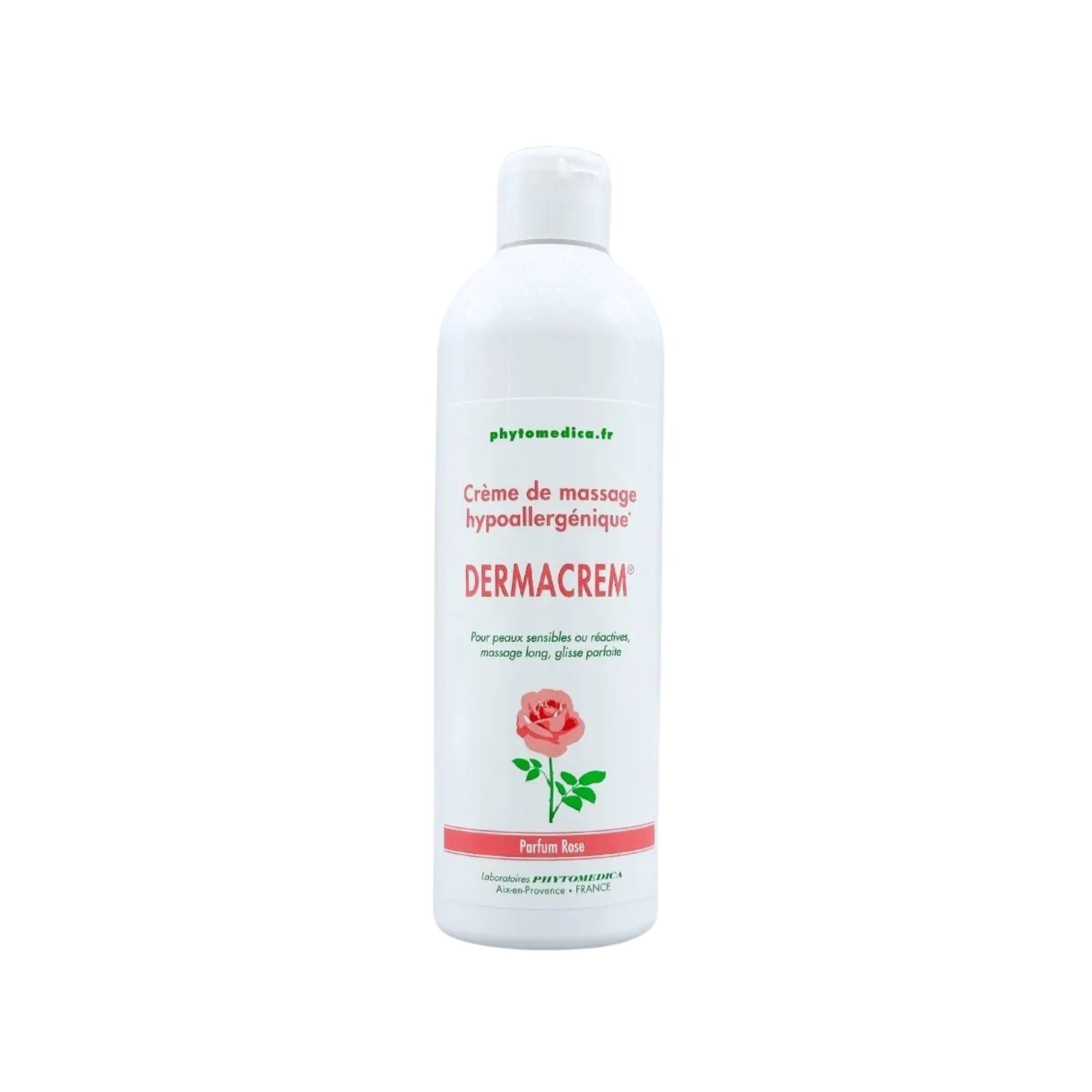 Crème de massage - Parfum Rose - Dermacrem - Phytomedica Laboratoires Phytomedica