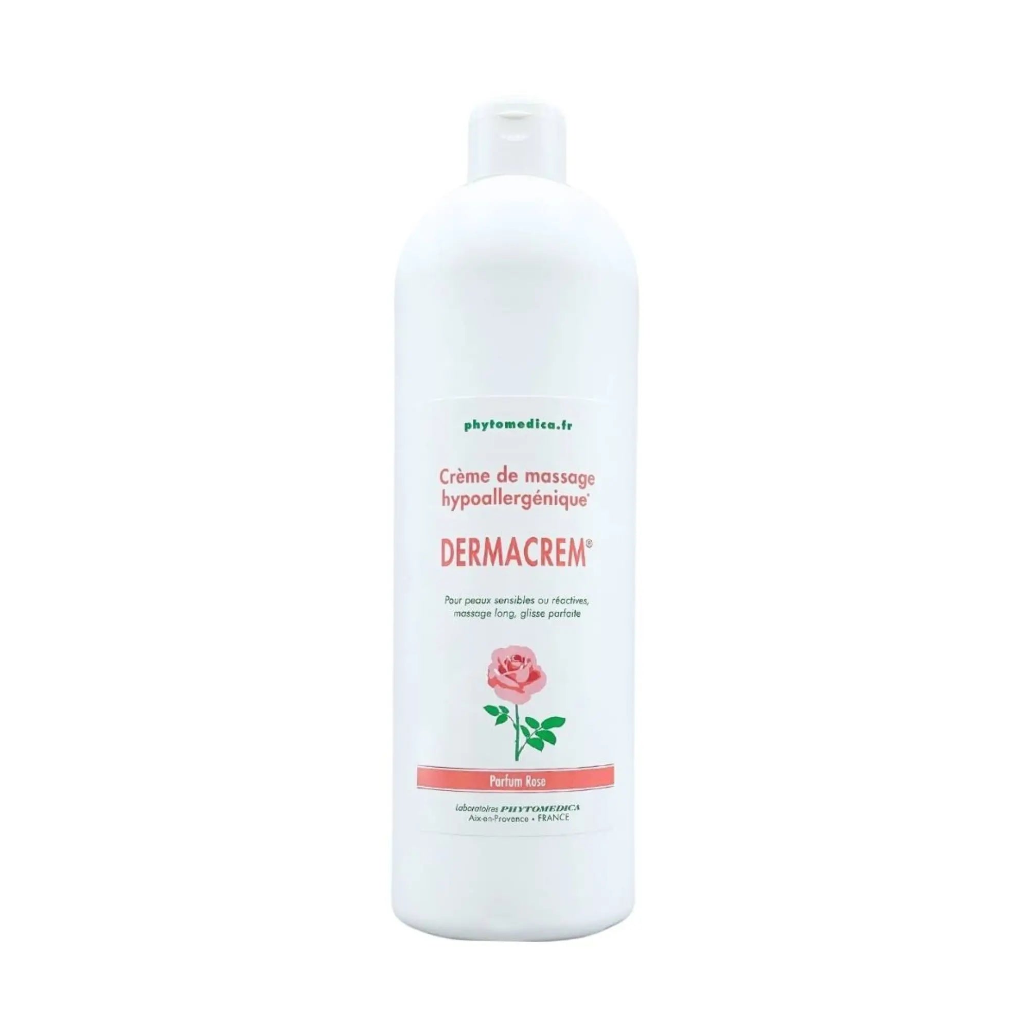 Crème de massage - Parfum Rose - Dermacrem - Phytomedica Laboratoires Phytomedica
