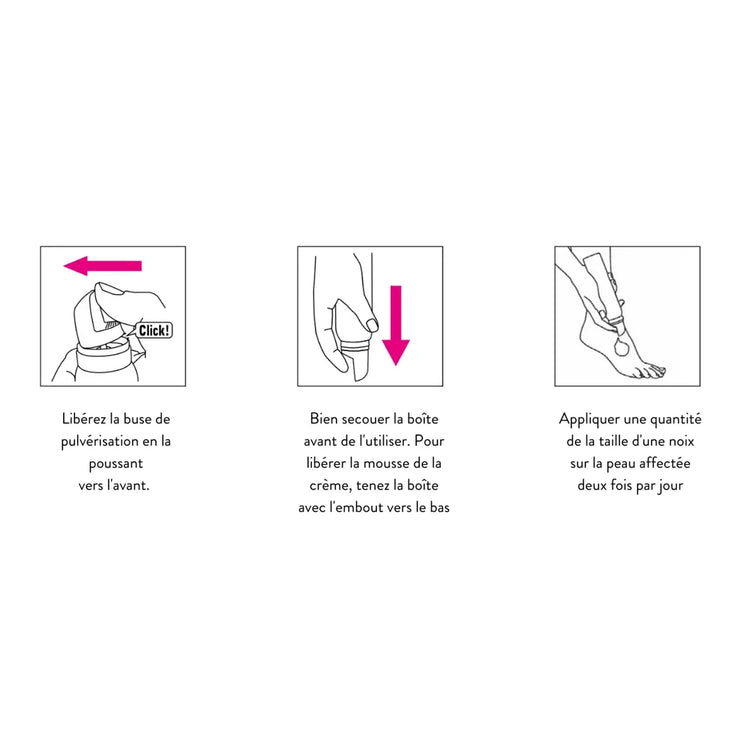 Crème mousse Hydro - 5% d'urée - Peaux sèches - Callusan - My Podologie