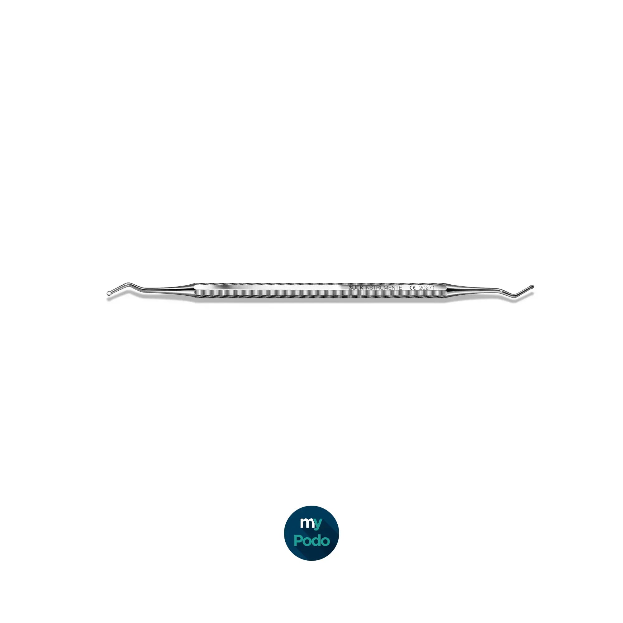 Curette double petites têtes - Longueur : 17 cm - Ruck Ruck