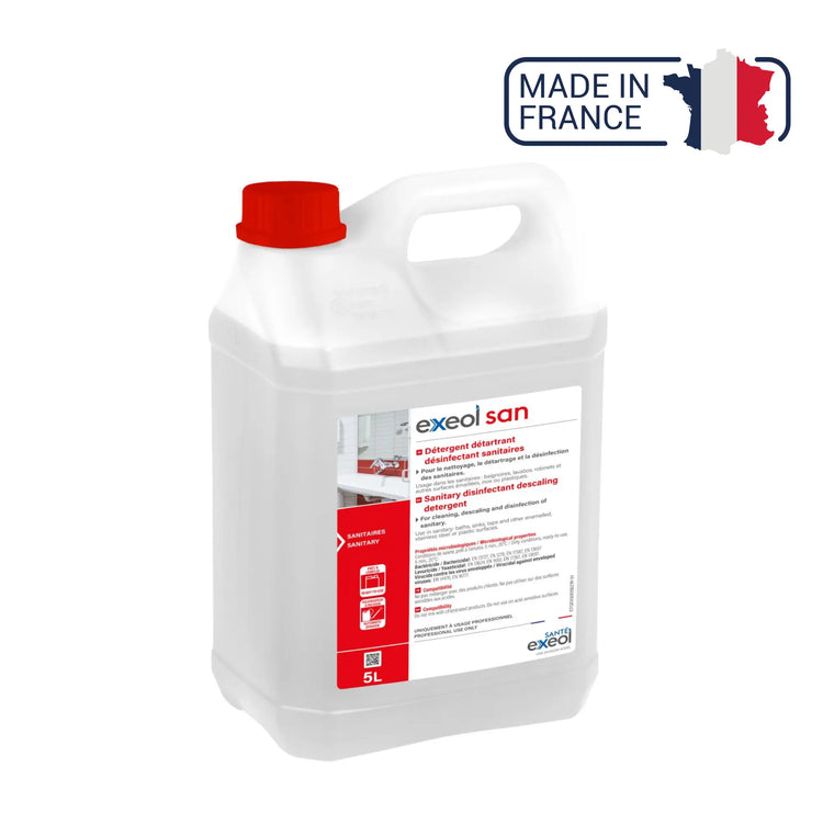 Détartrant désinfectant sanitaires - Exeol San - Sodel Exeol