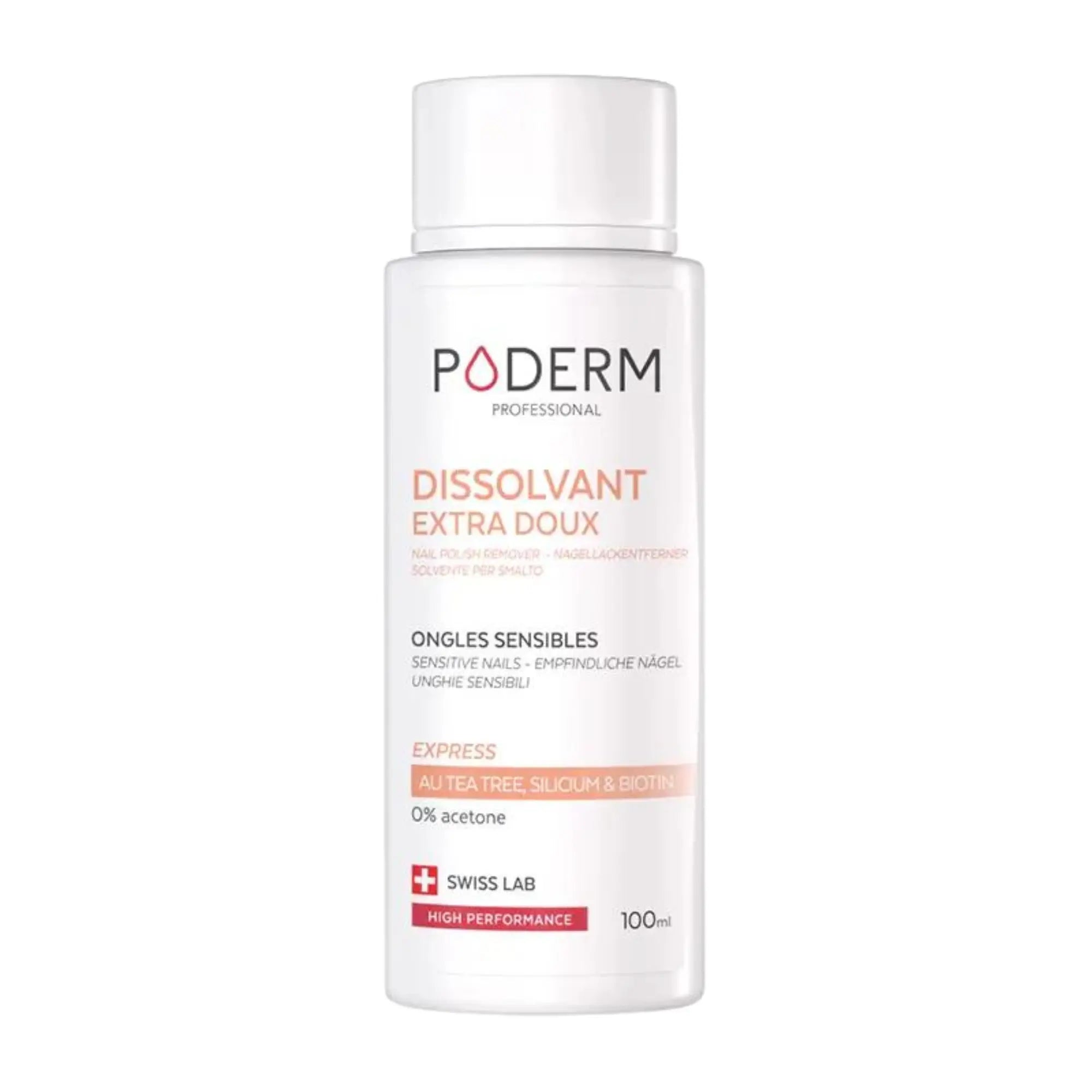 Dissolvant Extra Doux - Sans acétone - Poderm