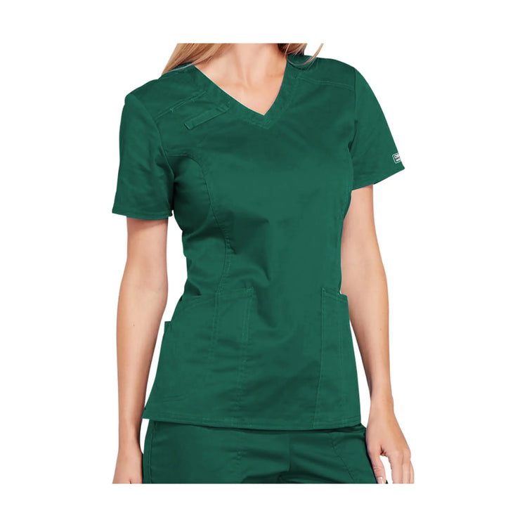 Dunkerque - Tunique col V - Femme - Cherokee Cherokee Authentic Workwear  Vert-Chasseur-3XL