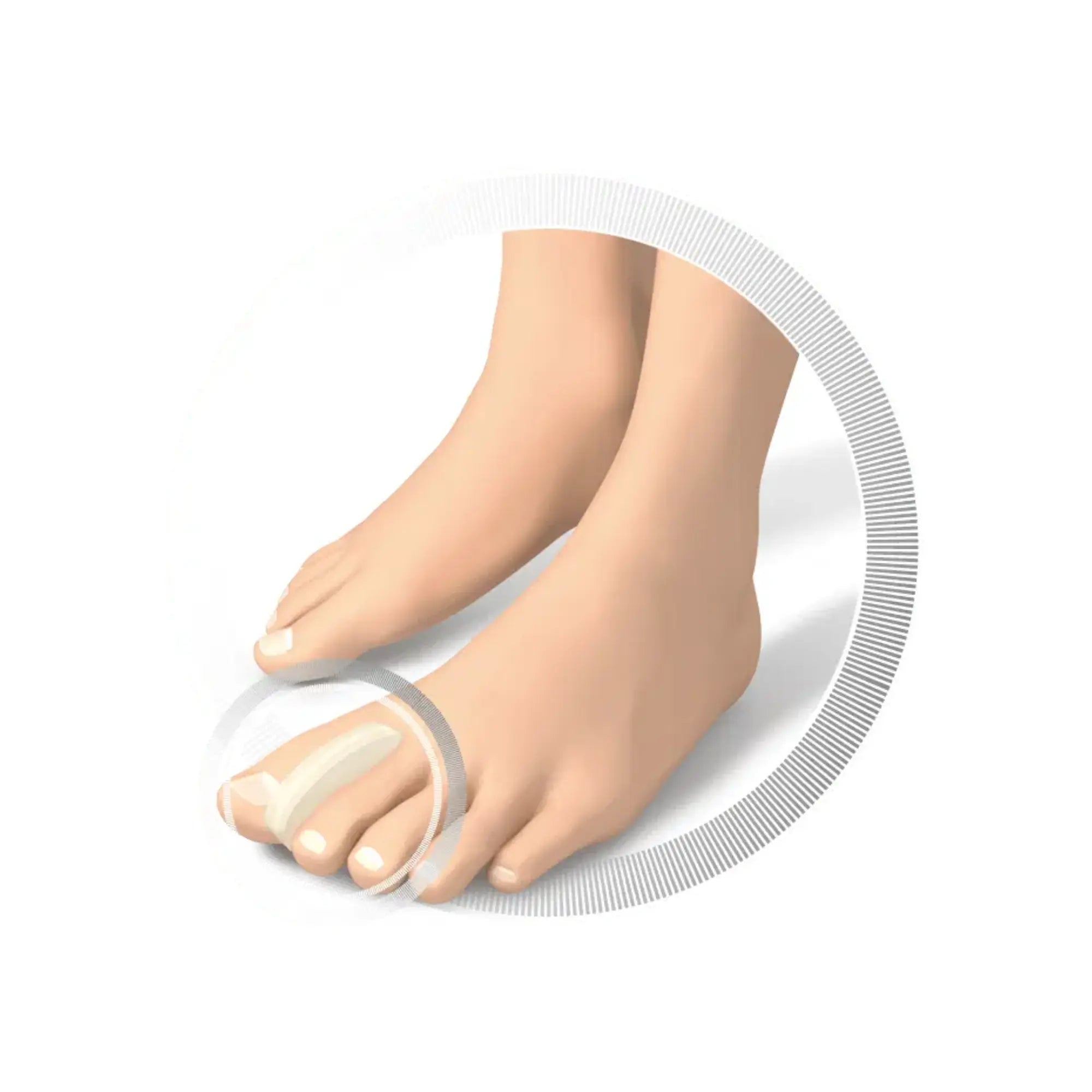 Écarteur d'orteils en mousse de latex - soulage la pression - 3 tailles disponibles - Ruck Ruck