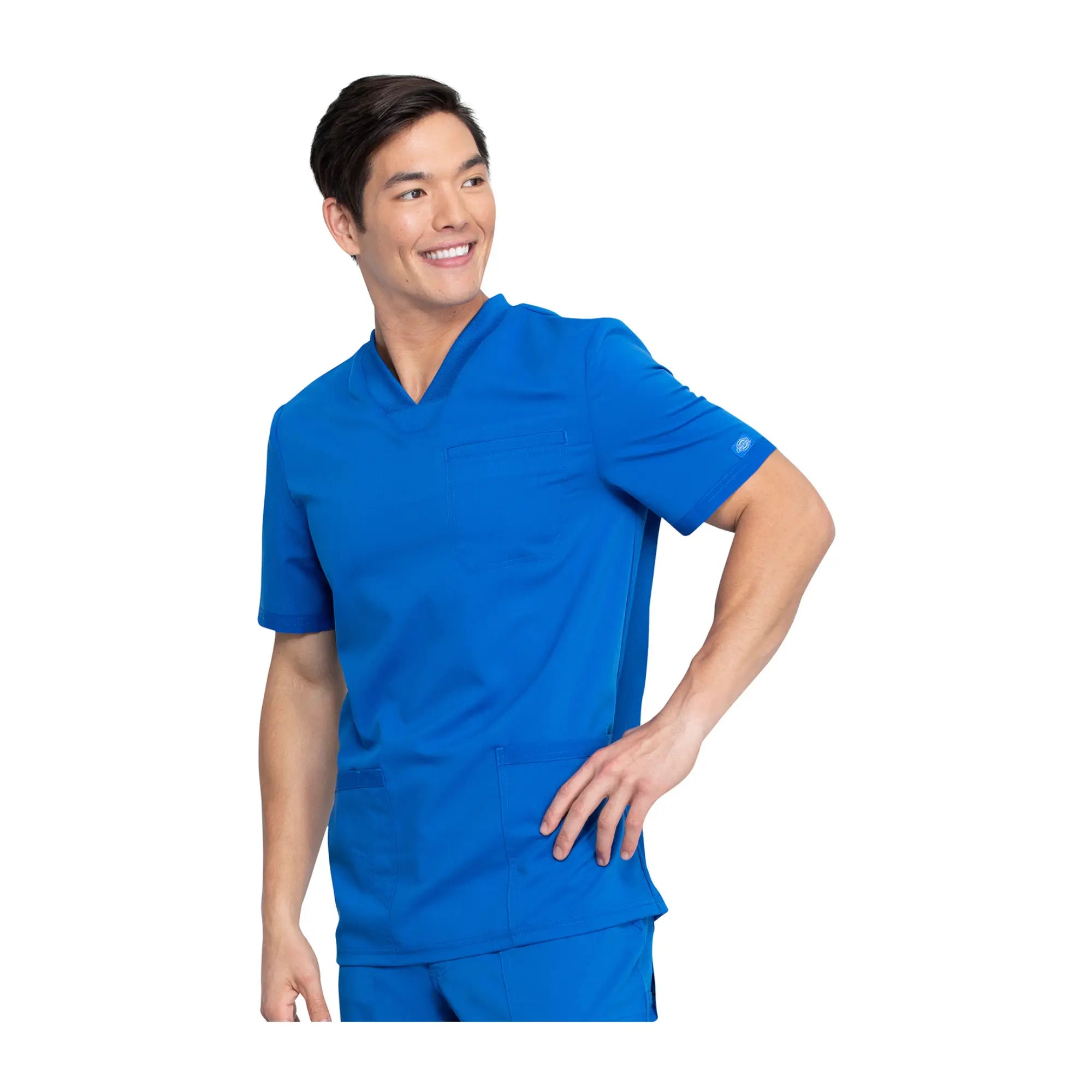 Espelette - Tunique col V - Manches courtes - Homme - Dickies Dickies  Bleu-Roi-3XL