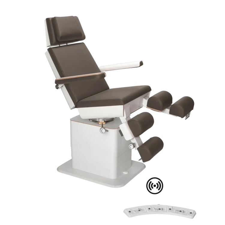 Fauteuil de pédicurie - MOON - Relevage électrique - Wifi - Ruck My Podologie  Expresso-3-moteurs-Blanc