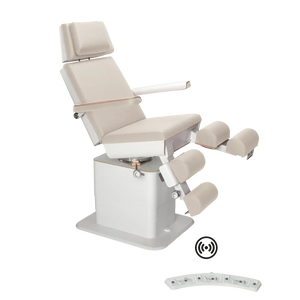 Fauteuil de pédicurie - MOON - Relevage électrique - Wifi - Ruck My Podologie  Naturel-3-moteurs-Blanc