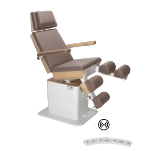 Fauteuil de pédicurie - MOON - Relevage électrique - Wifi - Ruck My Podologie  Muscade-3-moteurs-Chêne