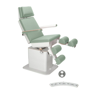 Fauteuil de pédicurie - MOON - Relevage électrique - Wifi - Ruck My Podologie  Sauge-3-moteurs-2-Blanc