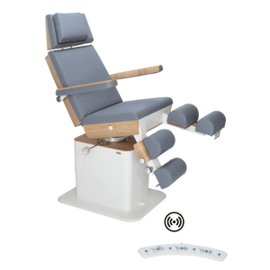 Fauteuil de pédicurie - MOON - Relevage électrique - Wifi - Ruck My Podologie  Océan-5-moteurs-Chêne