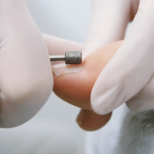 Fraise 840T - Diamant - Grain moyen - Finition des ongles, polissage et lissage - 5,5 mm Ruck