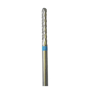 Fraise E0210 Carbure de tungstène - Traitement et finition des ongles - Denture croisée moyenne - 2,3 mm - My Podologie