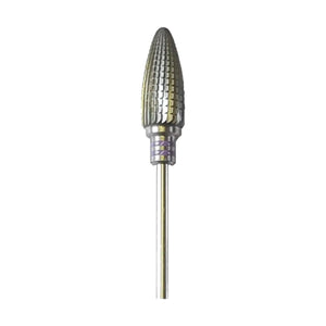 Fraise E7225 Carbure de tungstène - Abrasion des ongles normaux - Denture hélicoïdale super fine - 6 mm - My Podologie