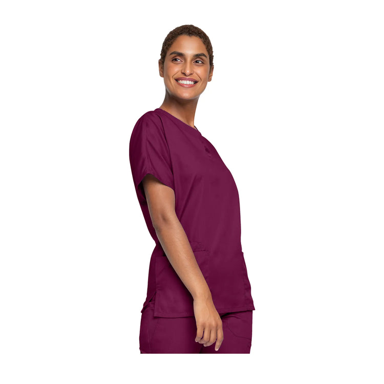 Guéthary - Tunique médicale - Col V - Manches courtes - Femme - Cherokee - Couleur 2 Cherokee Authentic Workwear