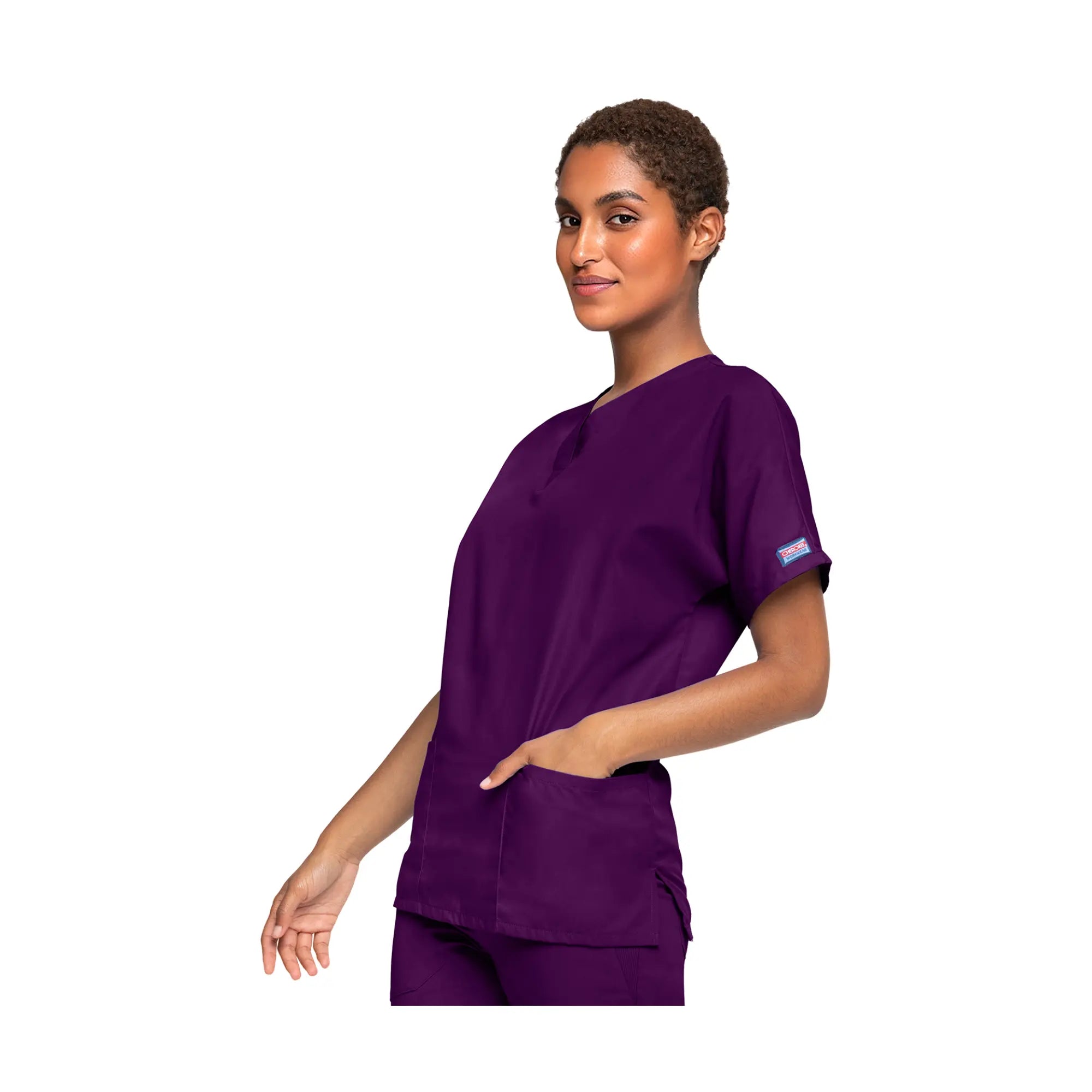 Guéthary - Tunique médicale - Col V - Manches courtes - Femme - Cherokee - Couleur 2 Cherokee Authentic Workwear