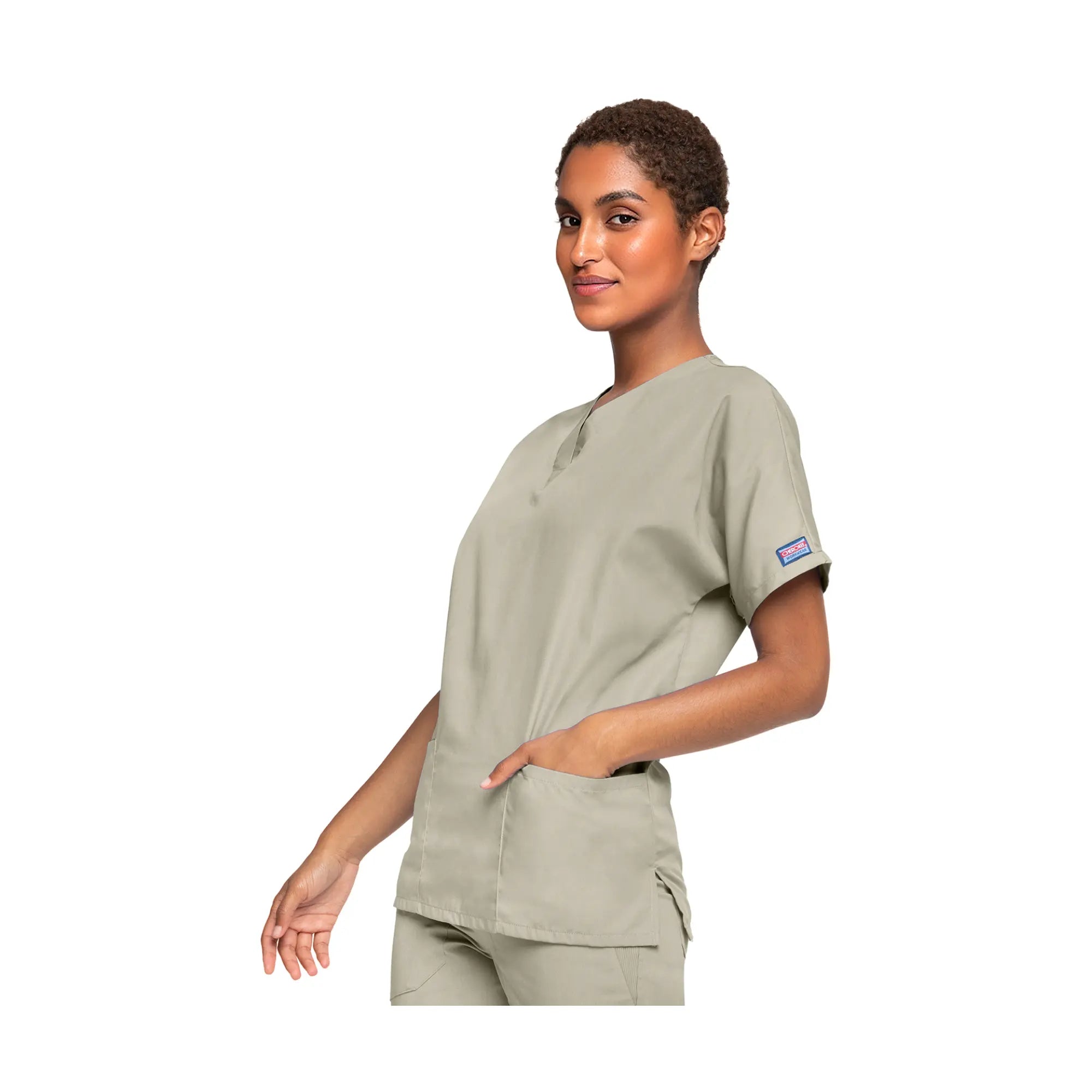 Guéthary - Tunique médicale - Col V - Manches courtes - Femme - Cherokee - Couleur 2 Cherokee Authentic Workwear