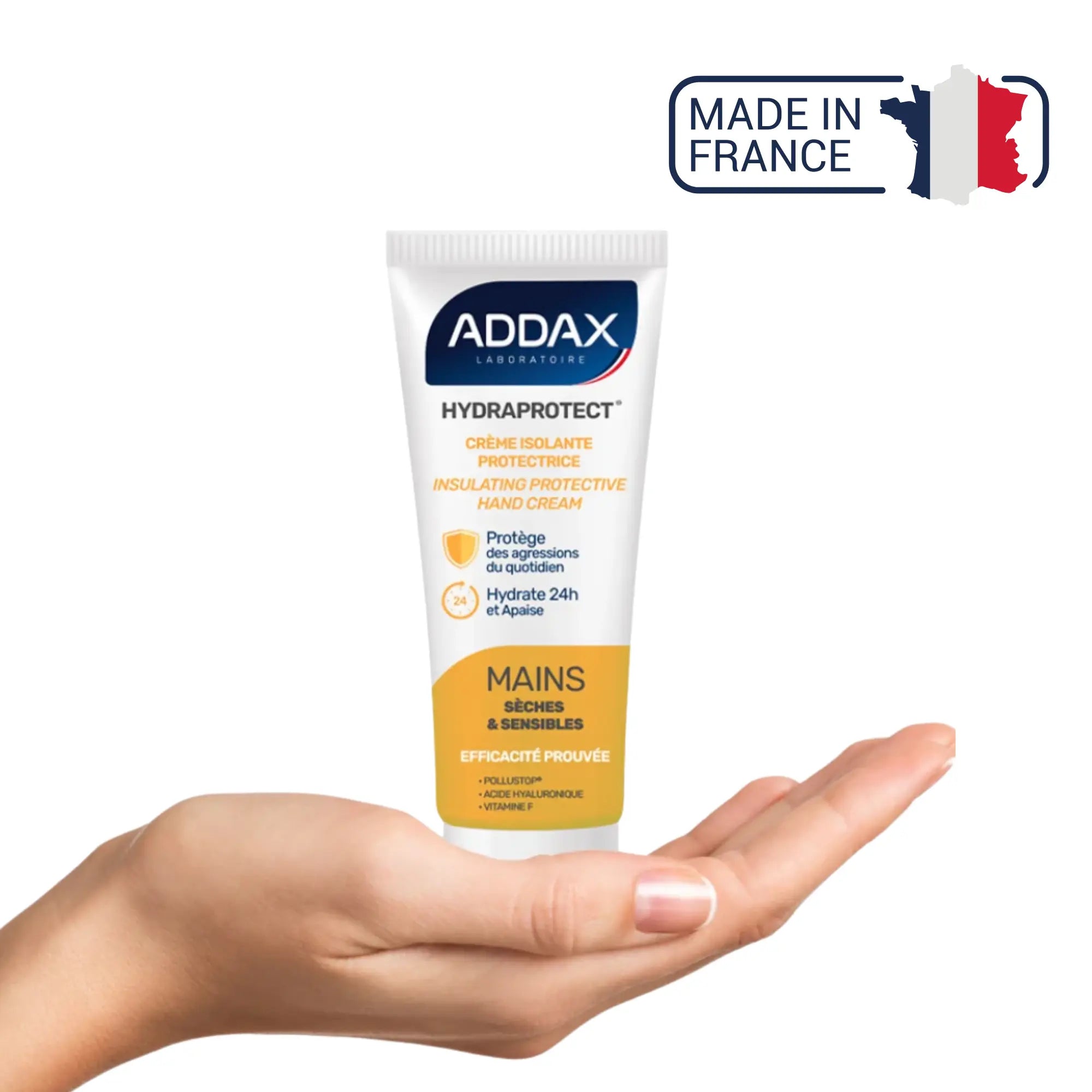 HYDRAPROTECT® - Crème mains isolante protectrice - 100 ml - Laboratoire Addax Laboratoire Addax