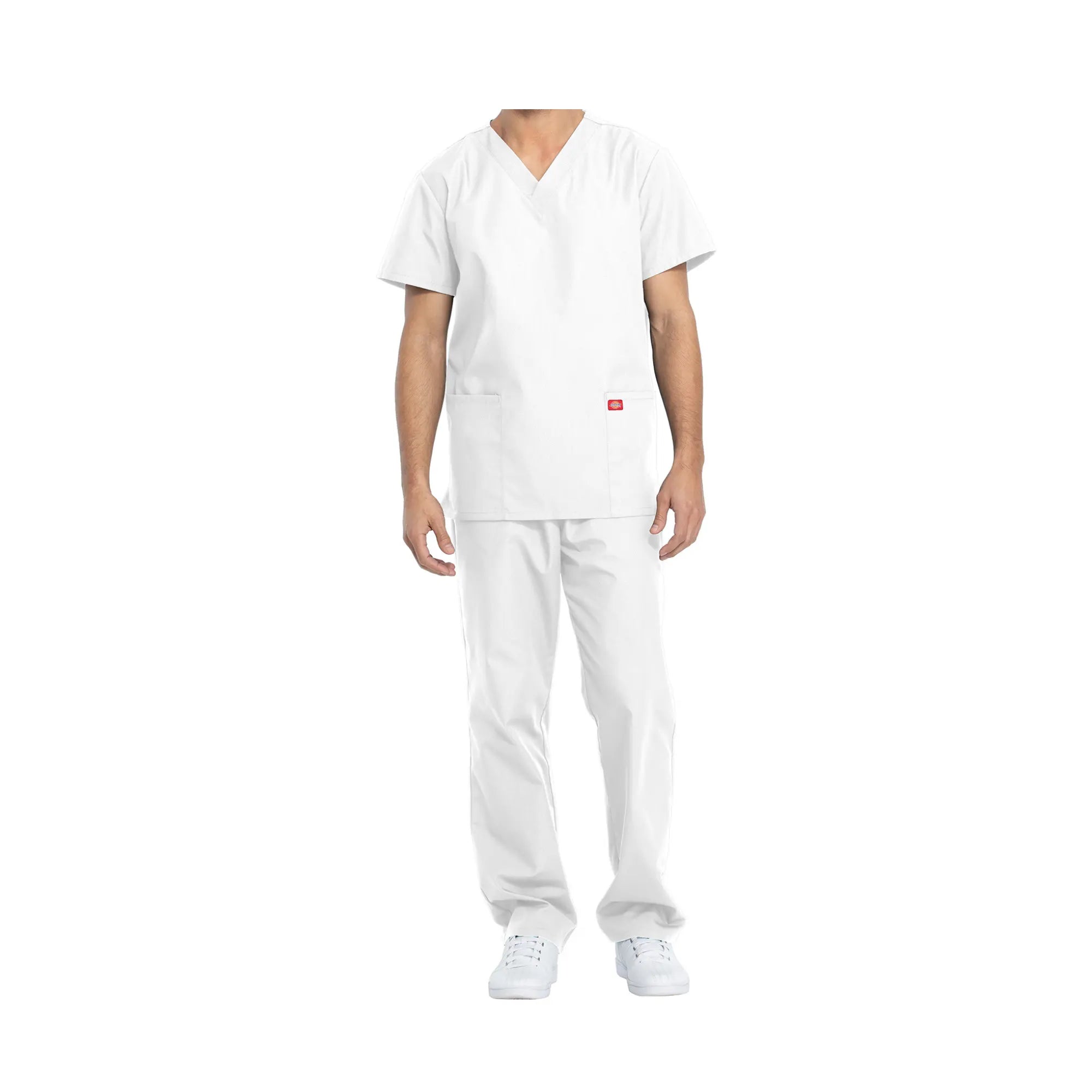 Hossegor - Ensemble médical - Tunique col V et pantalon - Unisexe - Dickies Dickies  Blanc-XXXL