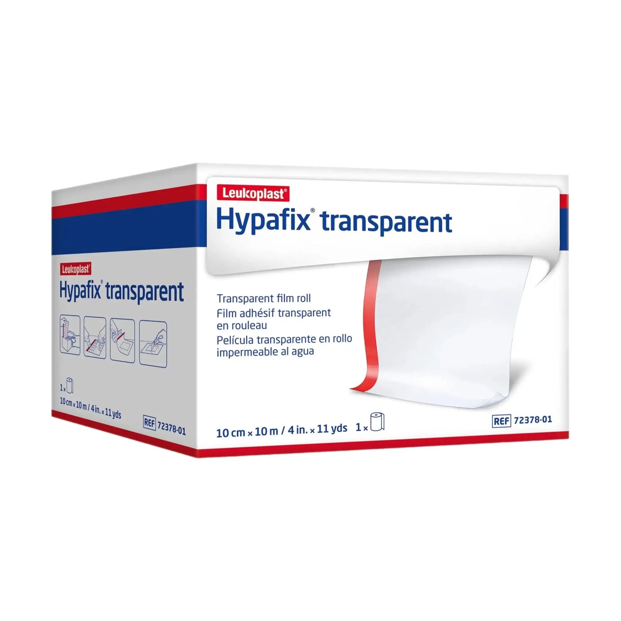 Hypafix Transparent - Tissu non-tissé auto-adhésif pour pansement - 1 pièce - BSN Médical - My Podologie