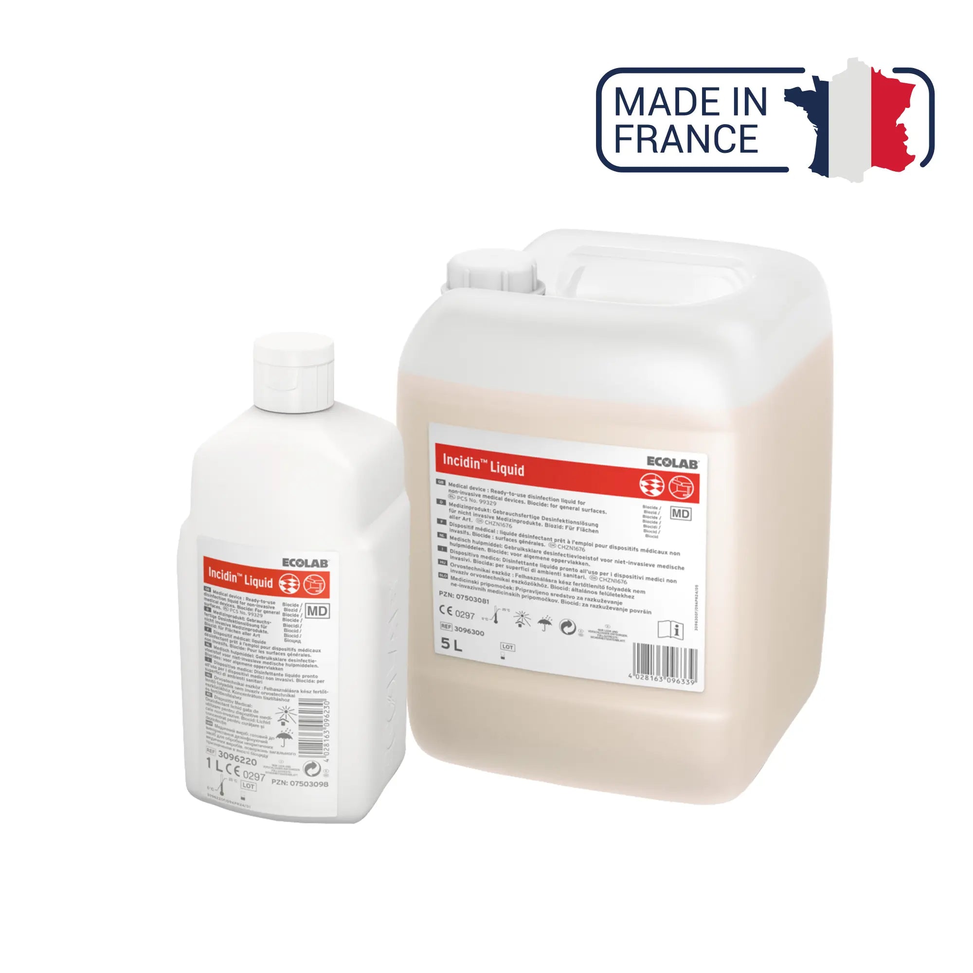 Incidin Liquid - Désinfection Surfaces - 2 contenances - Ecolab by Anios Anios
