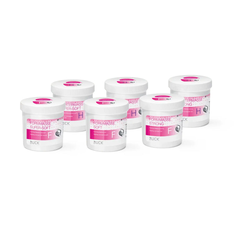 Kit silicone découverte pour orthoplastie - 3 duretés - 6 x 100 g - Ruck Ruck