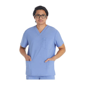 Lille - Tunique col V - Homme - Dickies Dickies Bleu-Ciel-3XL