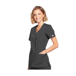 Limoges - Tunique médicale - Effet cache-coeur - Manches courtes - Femme - Cherokee Cherokee Authentic Workwear