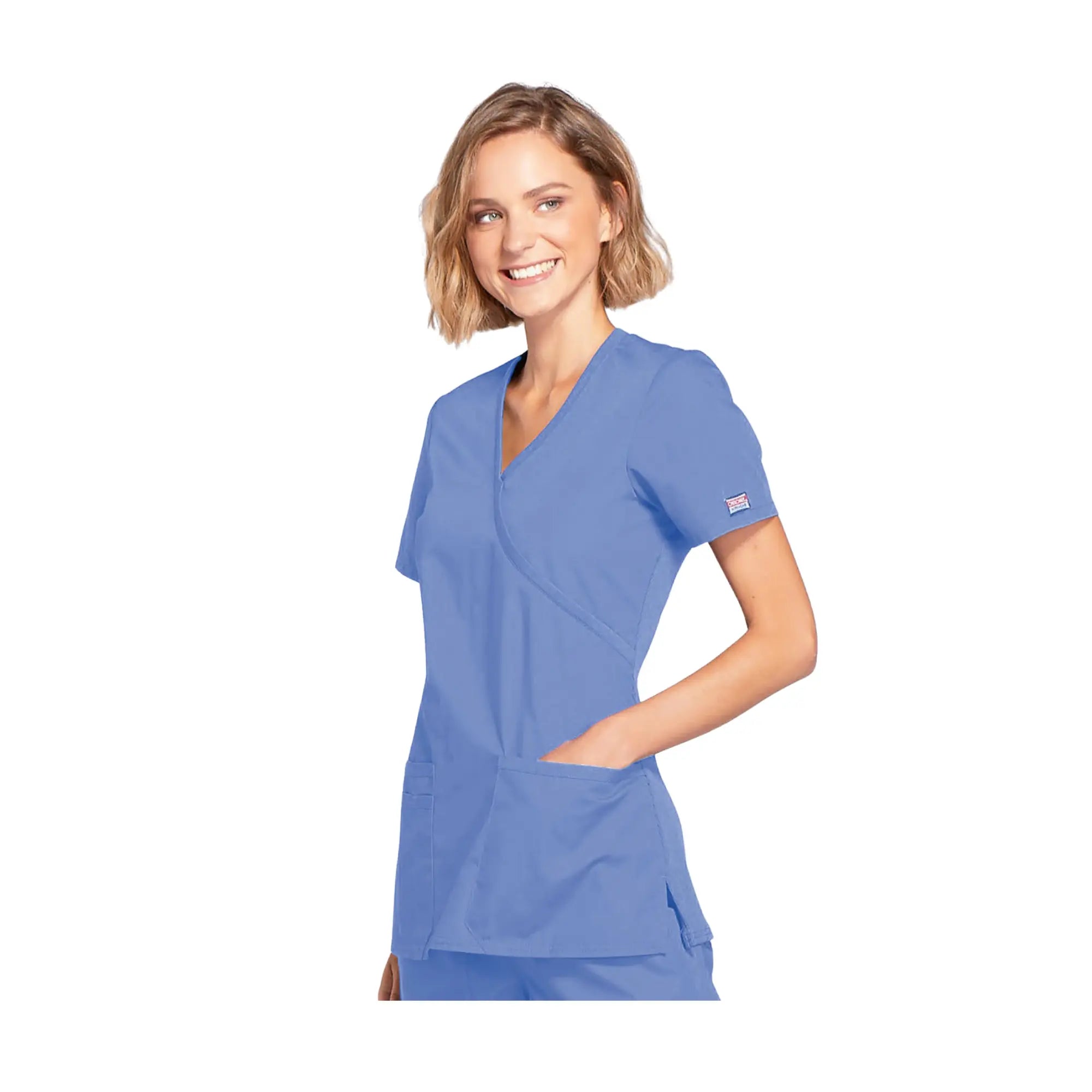 Limoges - Tunique médicale - Effet cache-coeur - Manches courtes - Femme - Cherokee Cherokee Authentic Workwear