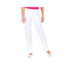 Manu - Pantalon PC Blanc - Mixte - Ceinture élastique - Sans poche My Blouse