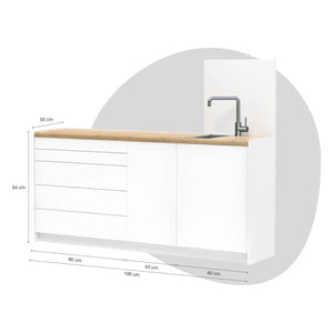Meuble Room Corpus - Taille XL - Avec évier - 4 modèles - Ruck