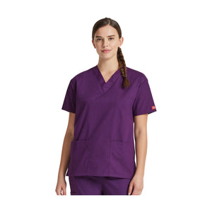 Montreuil - Tunique col V - Femme - Dickies Dickies Aubergine-XXXL