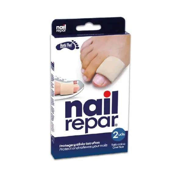 Nailrepar - Orthèse tissulaire avec corps interne en silicone - Réparation des ongles - HerbiFeet Herbifeet