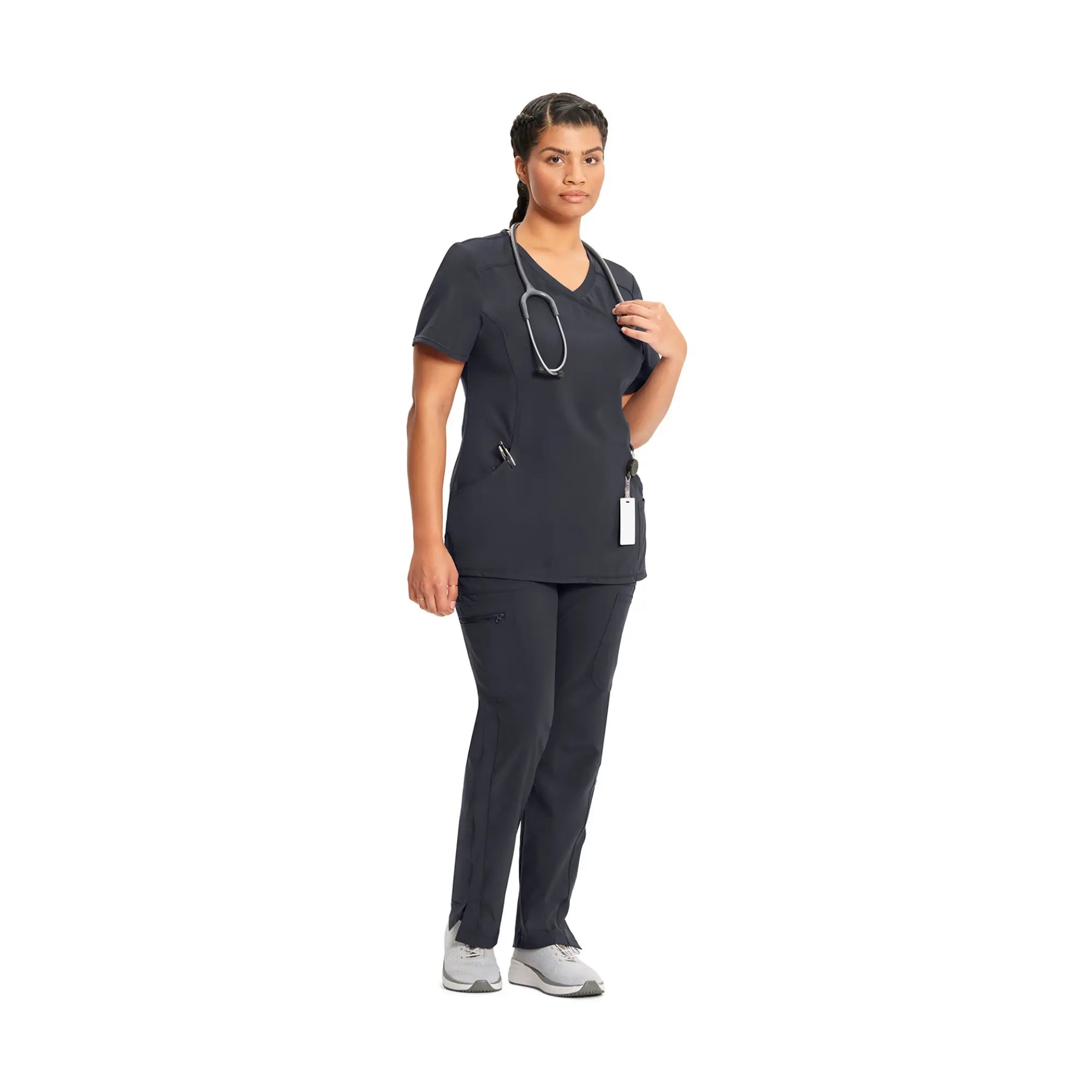 Ondres - Tunique médicale - Cache-coeur - 66 cm - Femme - Cherokee - Couleur 1 Cherokee Medical Uniforms