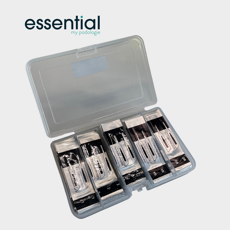 Pack de lames de gouges classiques et rondes - Essential by My Podologie My Podologie