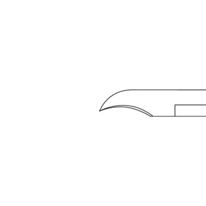 Pince à ongles - Coupe concave - Mors effilés - 11,5 cm - Ruck Ruck