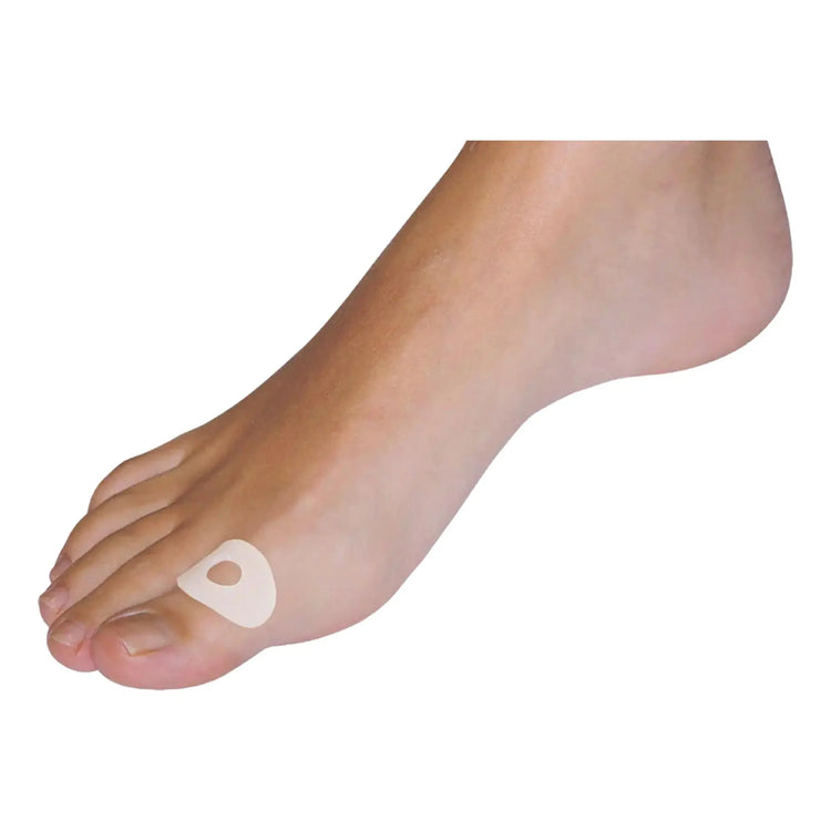 Plaque de gel adhésive pour callosité - Forme ovale - Taille unique - Sachet de 6 pièces - My Podologie